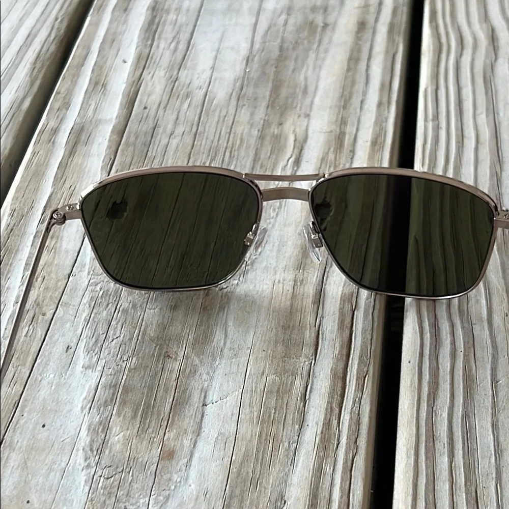 American Optical AO Airman Sunglasses AOLite Nylon Lenses Light Bronze Green NWT